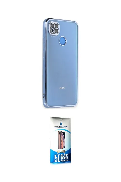 ieg™ Redmi 9C Kılıf Vadi Minimal - Siyah 5D Eko Cam Ekran Koruyucu