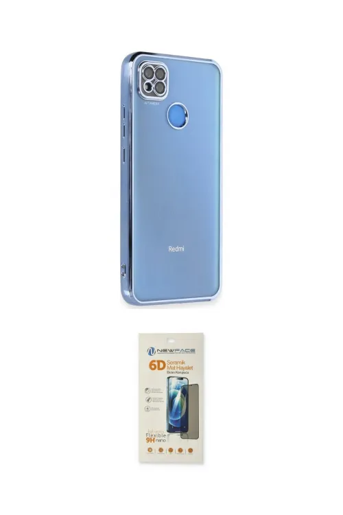 ieg™ Redmi 9C Kılıf Vadi Minimal - Siyah 6D Mat Seramik Hayalet Nano Ekran Koruyucu