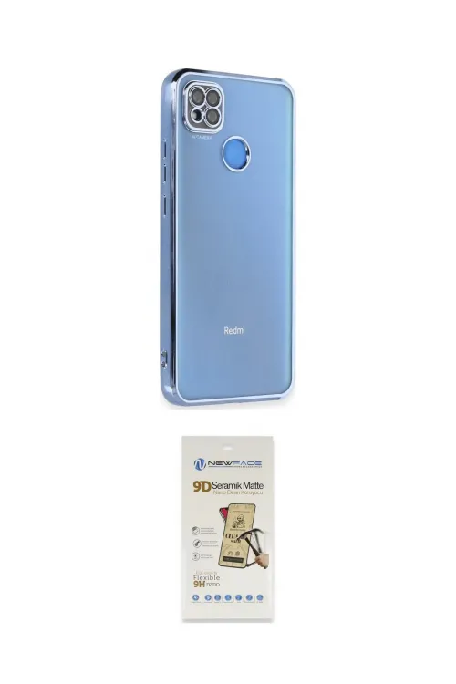 ieg™ Redmi 9C Kılıf Vadi Minimal - Siyah Mat Seramik Nano Ekran Koruyucu