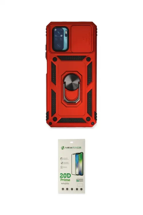 ieg™ Redmi Note 10 Kılıf Ahenk Klasik - Siyah 20D Premium Cam Ekran Koruyucu