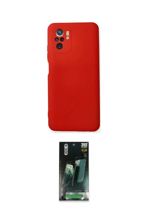 ieg™ Redmi Note 10 Kılıf Ahenk Serisi - Şeffaf 360 Full Body Arka Koruyucu