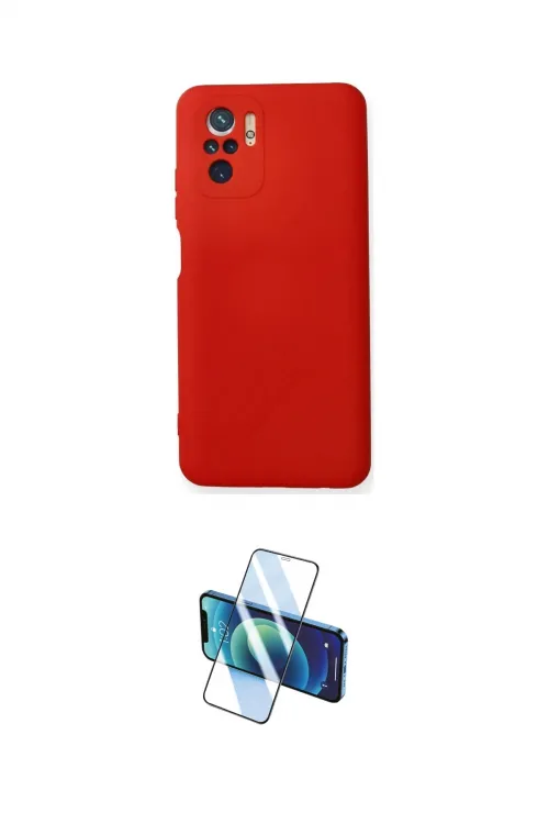 ieg™ Redmi Note 10 Kılıf Ahenk Serisi - Siyah 3D Antistatik Seramik Nano Ekran Koruyucu