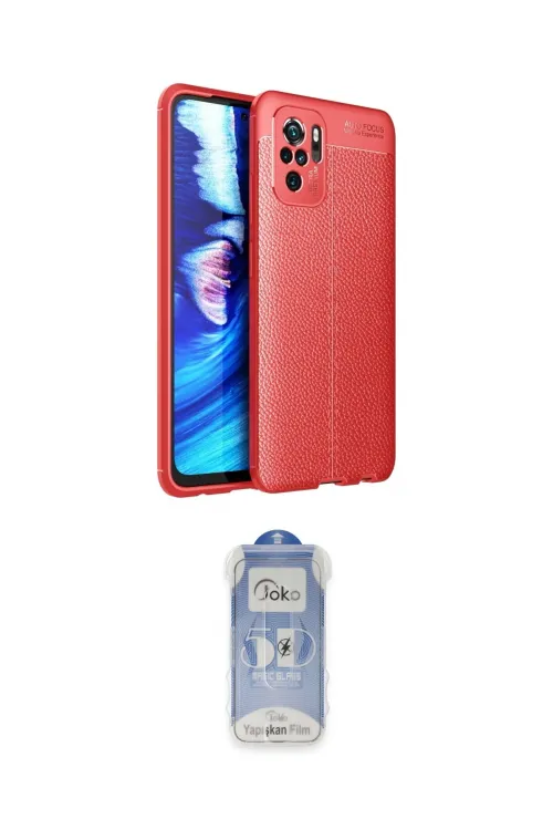 ieg™ Redmi Note 10 Kılıf Doruk Klasik Özel Seri - Şeffaf Joko Magic 5D Cam