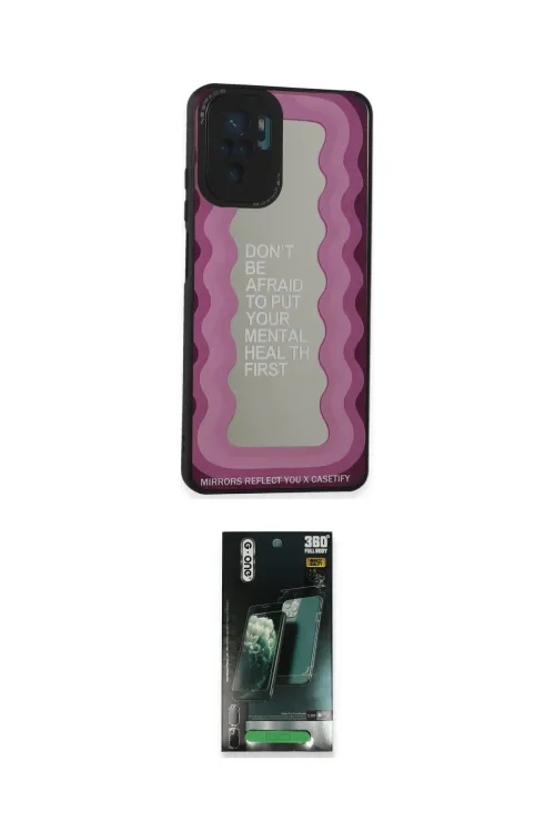 ieg™ Redmi Note 10 Kılıf Odak Klasik Serisi - Şeffaf 360 Full Body Arka Koruyucu