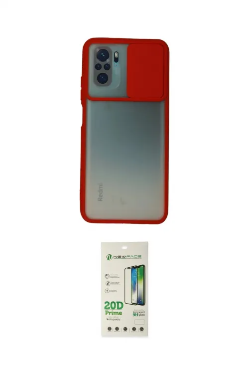 ieg™ Redmi Note 10 Kılıf Vadi Çizgi - Siyah 20D Premium Cam Ekran Koruyucu