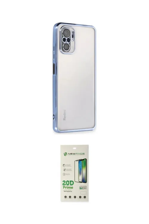 ieg™ Redmi Note 10 Kılıf Vadi Minimal - Siyah 20D Premium Cam Ekran Koruyucu