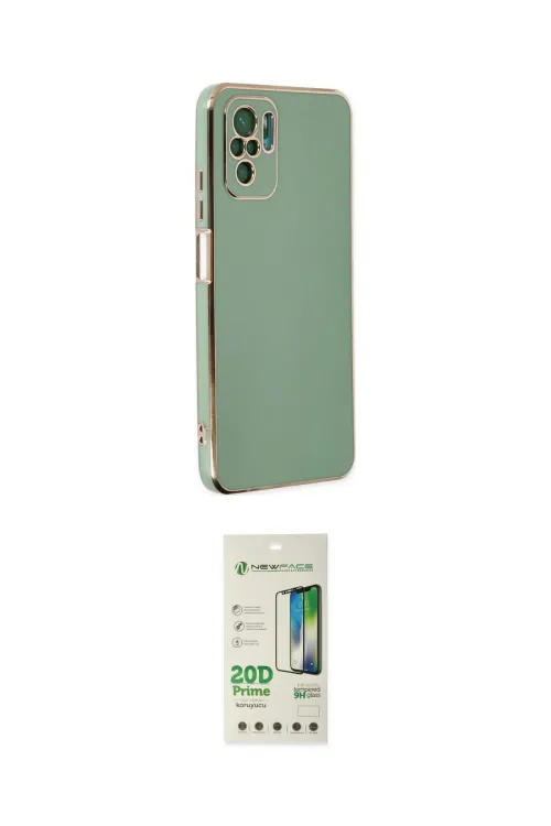 ieg™ Redmi Note 10 Kılıf Yankı Serisi - Siyah 20D Premium Cam Ekran Koruyucu