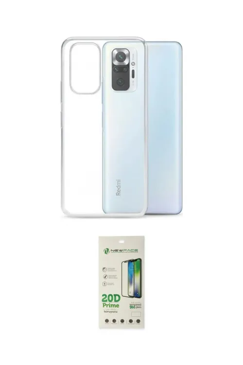 ieg™ Redmi Note 10 Kılıf Zirve Doku - Siyah 20D Premium Cam Ekran Koruyucu