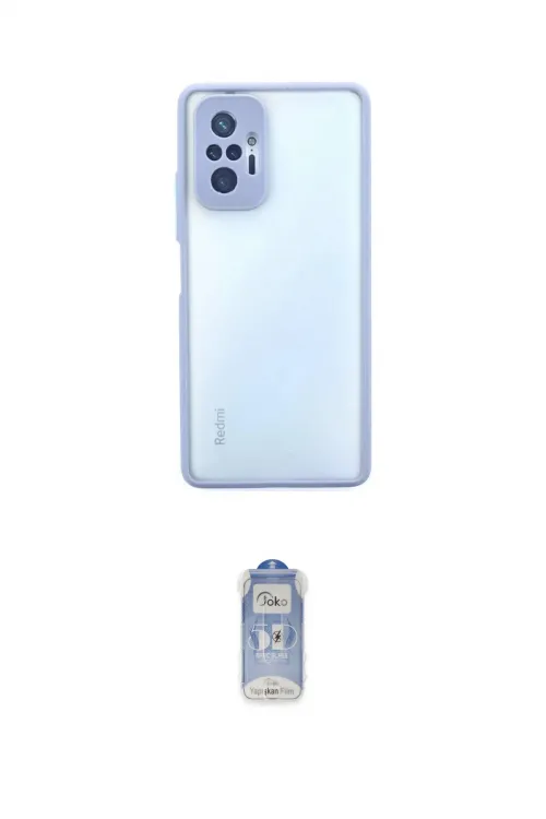 ieg™ Redmi Note 10 Pro Kılıf Ahenk Çizgi Serisi - Siyah Joko Magic 5D Cam