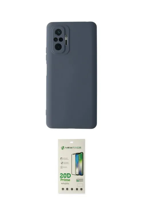 ieg™ Redmi Note 10 Pro Kılıf Ahenk Serisi - Siyah 20D Premium Cam Ekran Koruyucu