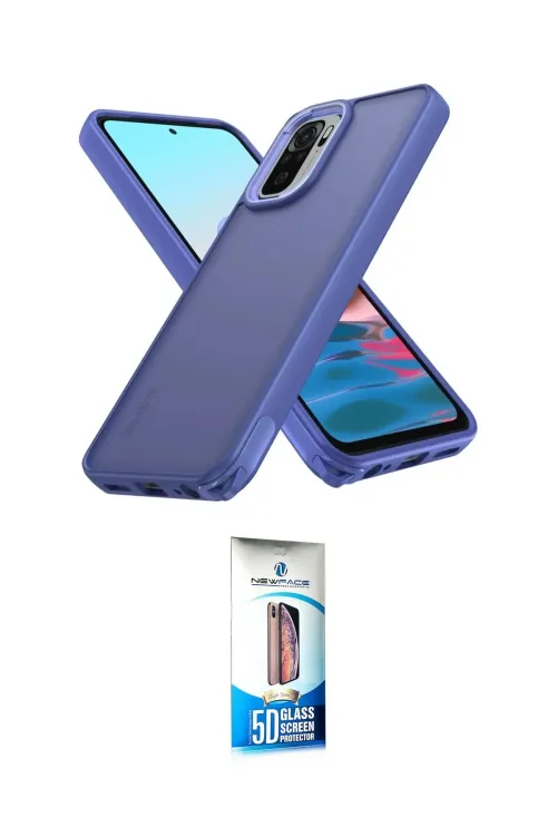 ieg™ Redmi Note 10 Pro Kılıf Atlas Form - Siyah 5D Eko Cam Ekran Koruyucu
