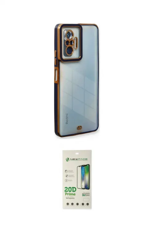 ieg™ Redmi Note 10 Pro Kılıf Çekirdek Klasik Serisi - Siyah 20D Premium Cam Ekran Koruyucu
