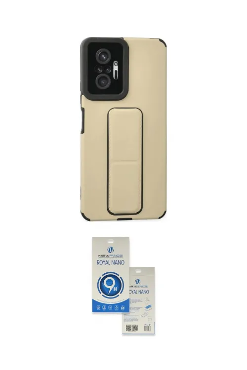 ieg™ Redmi Note 10 Pro Kılıf Çekirdek Yansıma - Şeffaf Royal Nano Ekran Koruyucu