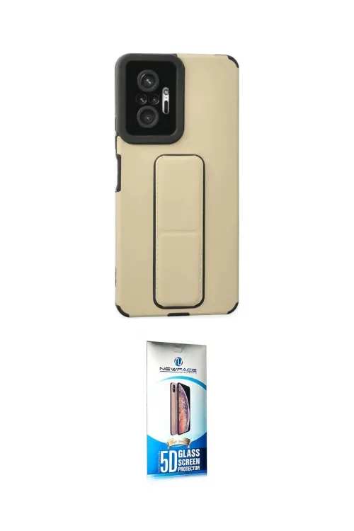 ieg™ Redmi Note 10 Pro Kılıf Çekirdek Yansıma - Siyah 5D Eko Cam Ekran Koruyucu