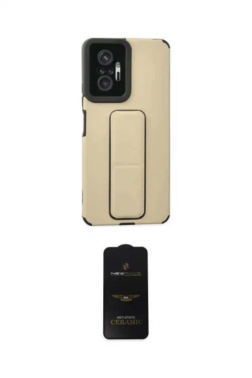 ieg™ Redmi Note 10 Pro Kılıf Çekirdek Yansıma - Siyah 6D Antistatik Mat Seramik Hayalet Nano Ekran Koruyucu