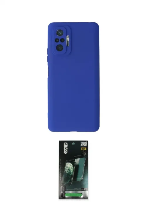 ieg™ Redmi Note 10 Pro Kılıf Kozmos Yansıma Özel Seri - Şeffaf 360 Full Body Arka Koruyucu