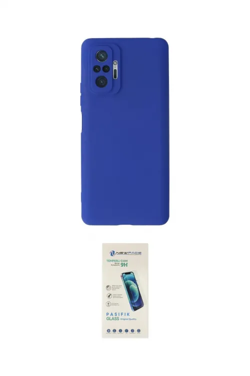ieg™ Redmi Note 10 Pro Kılıf Kozmos Yansıma Özel Seri - Şeffaf Pasifik Cam Ekran Koruyucu