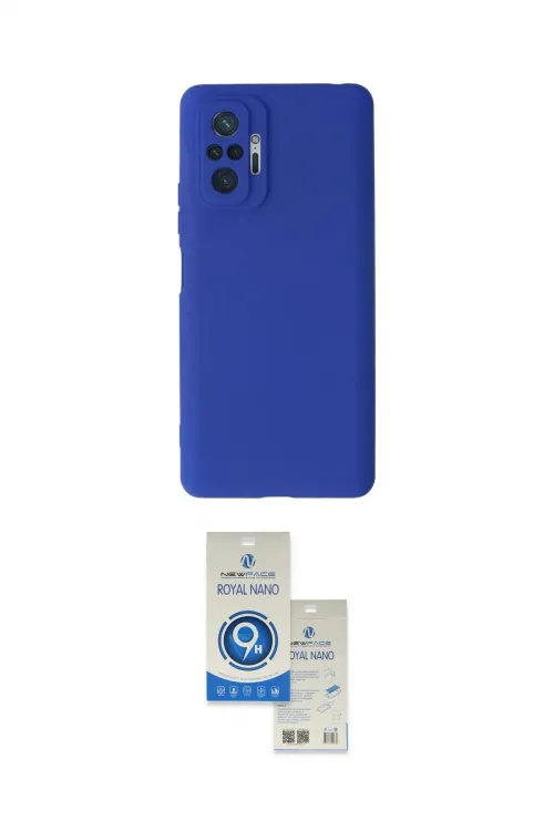 ieg™ Redmi Note 10 Pro Kılıf Kozmos Yansıma Özel Seri - Şeffaf Royal Nano Ekran Koruyucu