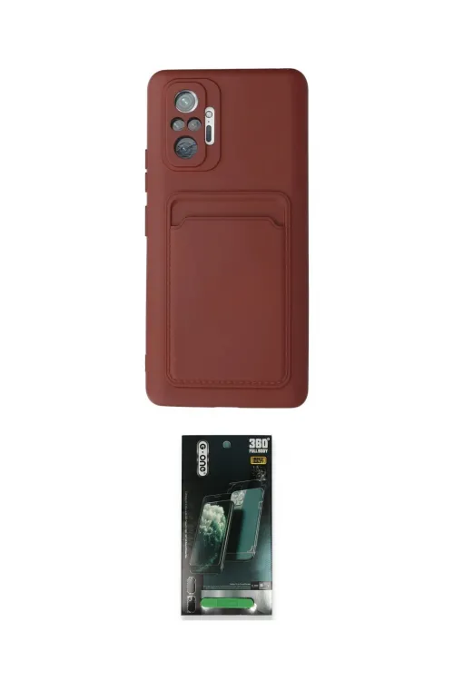 ieg™ Redmi Note 10 Pro Kılıf Vadi Çizgi Prime - Şeffaf 360 Full Body Arka Koruyucu