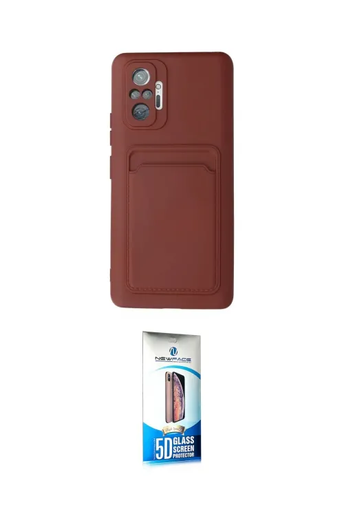 ieg™ Redmi Note 10 Pro Kılıf Vadi Çizgi Prime - Siyah 5D Eko Cam Ekran Koruyucu