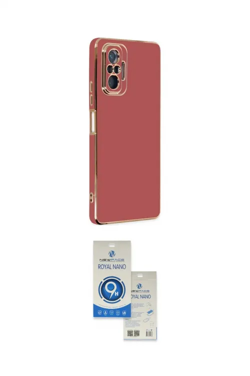 ieg™ Redmi Note 10 Pro Kılıf Yankı Serisi - Şeffaf Royal Nano Ekran Koruyucu