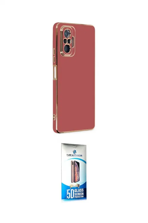 ieg™ Redmi Note 10 Pro Kılıf Yankı Serisi - Siyah 5D Eko Cam Ekran Koruyucu