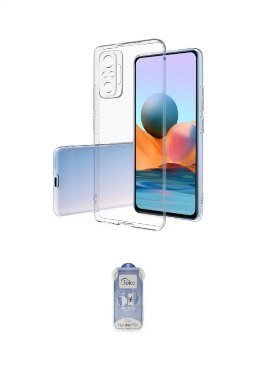 ieg™ Redmi Note 10 Pro Kılıf Zirve Doku - Siyah Joko Magic 5D Cam
