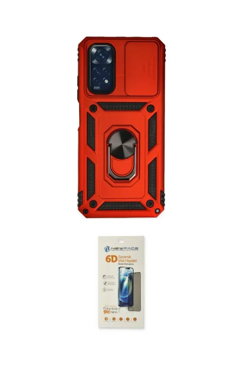 ieg™ Redmi Note 11 Kılıf Ahenk Klasik - Siyah 6D Mat Seramik Hayalet Nano Ekran Koruyucu