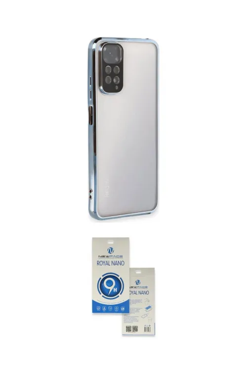 ieg™ Redmi Note 11 Kılıf Vadi Minimal - Şeffaf Royal Nano Ekran Koruyucu