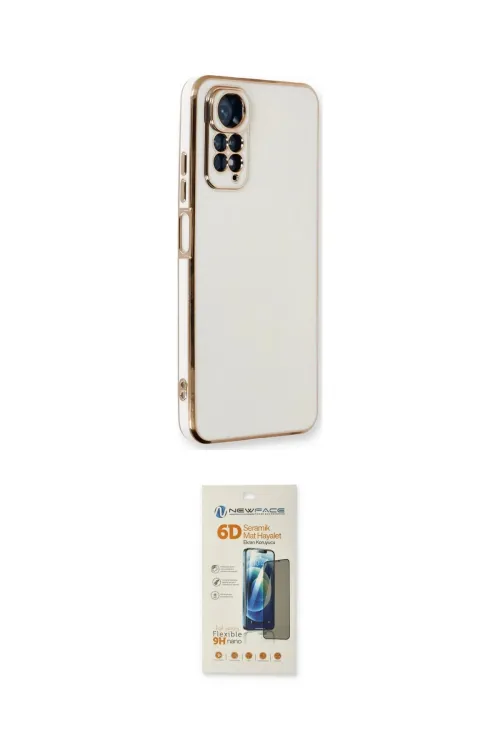 ieg™ Redmi Note 11 Kılıf Yankı Serisi - Siyah 6D Mat Seramik Hayalet Nano Ekran Koruyucu