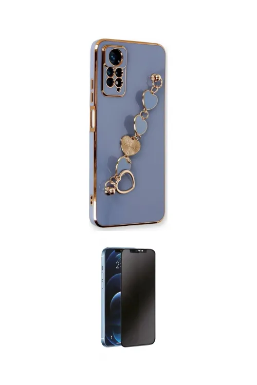 ieg™ Redmi Note 11 Pro Kılıf Nova Işık Prime - Siyah 3D Antistatik Hayalet Cam Ekran Koruyucu