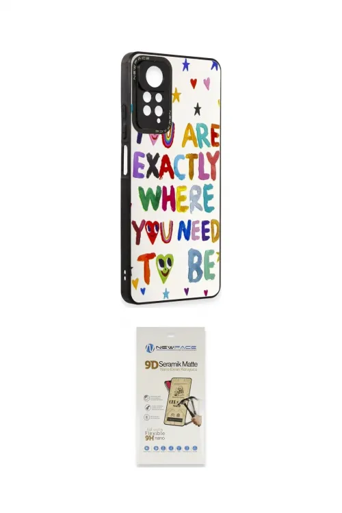 ieg™ Redmi Note 11 Pro Kılıf Odak Klasik Serisi - Siyah Mat Seramik Nano Ekran Koruyucu