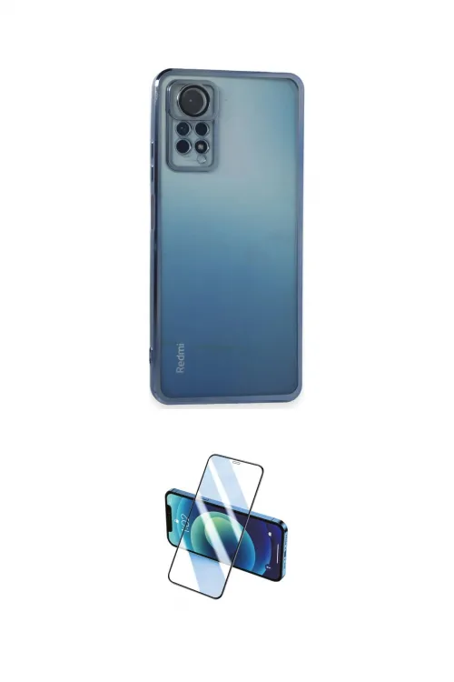 ieg™ Redmi Note 11 Pro Kılıf Vadi Minimal - Siyah 3D Antistatik Cam Ekran Koruyucu