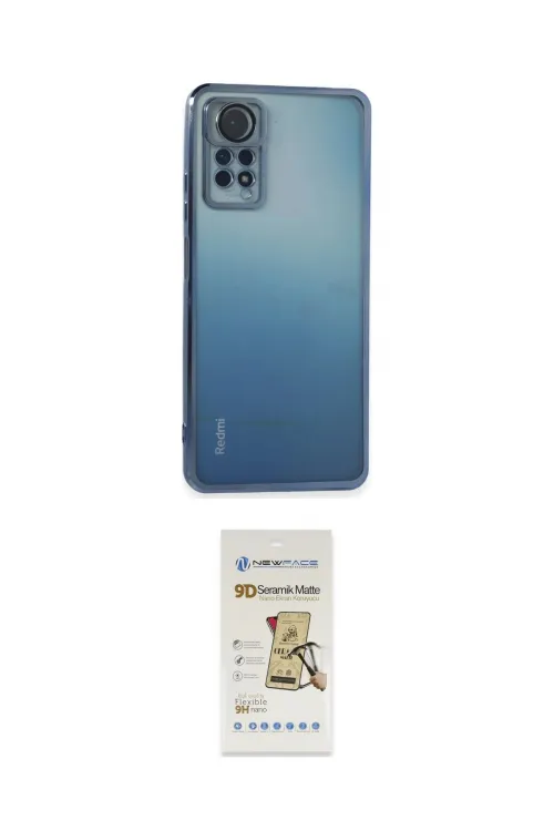 ieg™ Redmi Note 11 Pro Kılıf Vadi Minimal - Siyah Mat Seramik Nano Ekran Koruyucu
