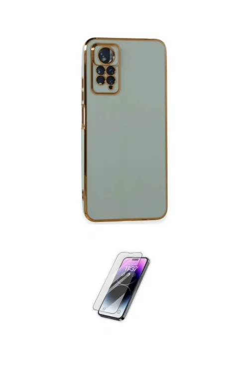 ieg™ Redmi Note 11 Pro Kılıf Yankı Serisi - Şeffaf Pasifik Cam Ekran Koruyucu