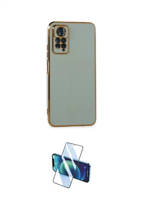 ieg™ Redmi Note 11 Pro Kılıf Yankı Serisi - Siyah 3D Antistatik Cam Ekran Koruyucu