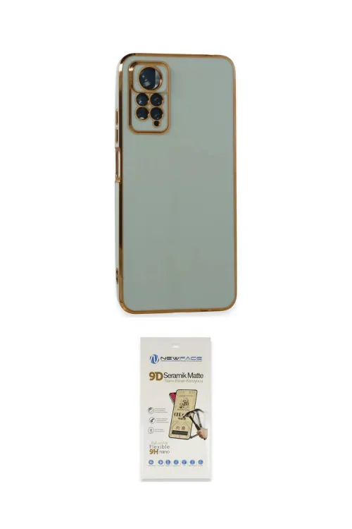 ieg™ Redmi Note 11 Pro Kılıf Yankı Serisi - Siyah Mat Seramik Nano Ekran Koruyucu
