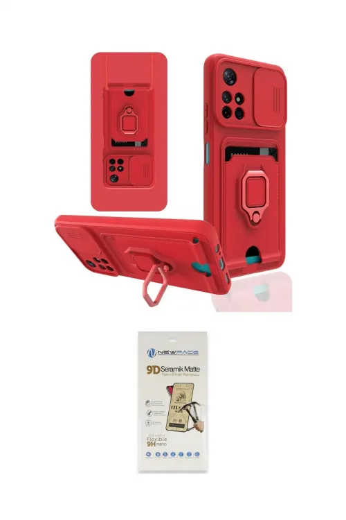ieg™ Redmi Note 11T Kılıf Vadi Form Prime - Siyah Mat Seramik Nano Ekran Koruyucu