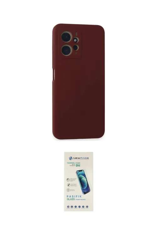 ieg™ Redmi Note 12 4G Kılıf Ahenk Serisi - Şeffaf Pasifik Cam Ekran Koruyucu