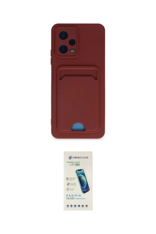 ieg™ Redmi Note 12 4G Kılıf Vadi Çizgi Prime - Şeffaf Pasifik Cam Ekran Koruyucu