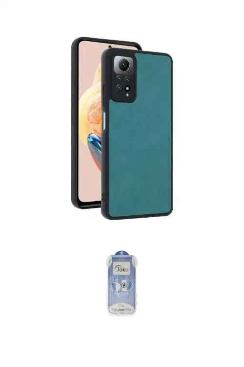 ieg™ Redmi Note 12 Pro 4G Kılıf Kıvılcım Işık Serisi - Siyah Joko Magic 5D Cam