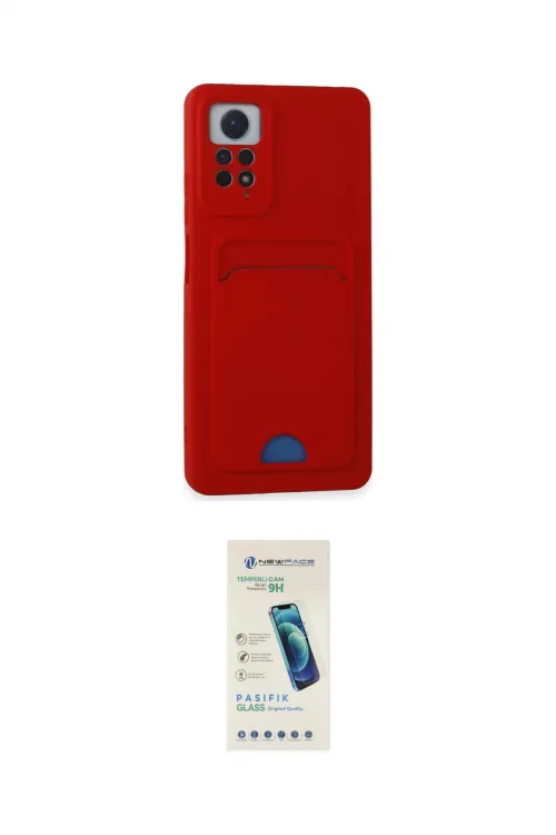 ieg™ Redmi Note 12 Pro 4G Kılıf Vadi Çizgi Prime - Şeffaf Pasifik Cam Ekran Koruyucu