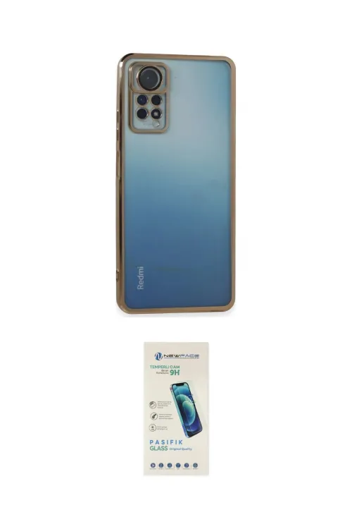ieg™ Redmi Note 12 Pro 4G Kılıf Vadi Minimal - Şeffaf Pasifik Cam Ekran Koruyucu