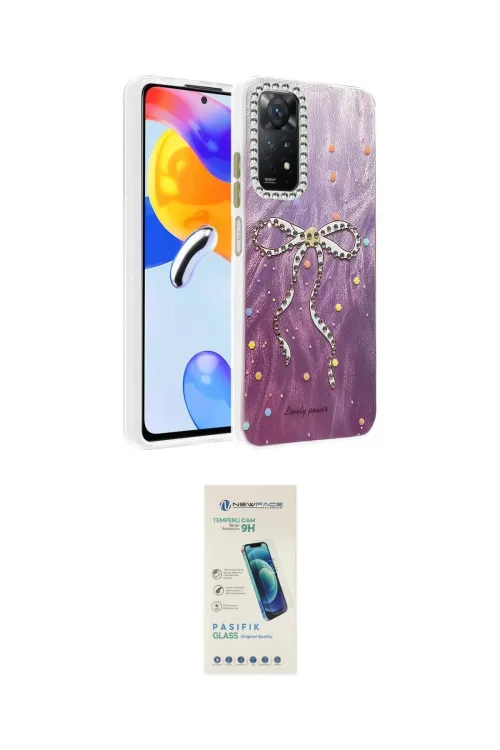 ieg™ Redmi Note 12 Pro 4G Kılıf Zirve Modern Prime - Şeffaf Pasifik Cam Ekran Koruyucu