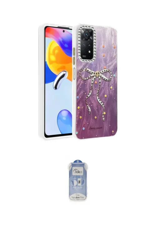 ieg™ Redmi Note 12 Pro 4G Kılıf Zirve Modern Prime - Siyah Joko Magic 5D Cam