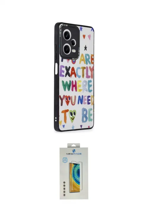 ieg™ Redmi Note 12 Pro 5G Kılıf Odak Klasik Serisi - Siyah Polymer Nano Ekran Koruyucu