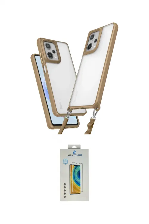 ieg™ Redmi Note 12 Pro 5G Kılıf Ufuk Klasik - Siyah Polymer Nano Ekran Koruyucu