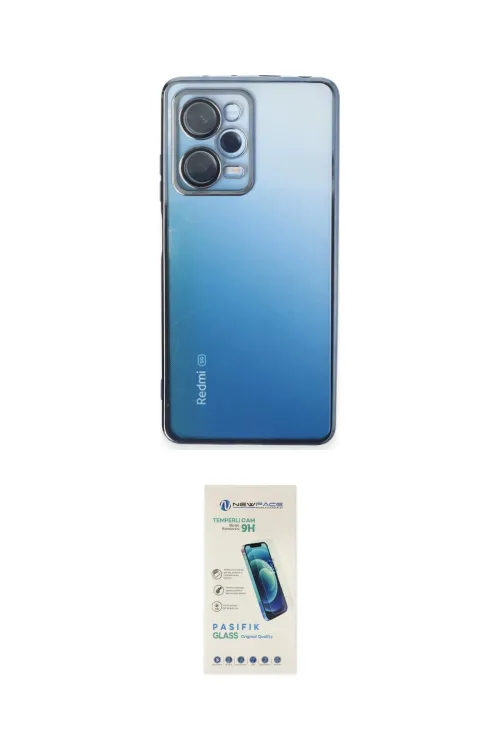 ieg™ Redmi Note 12 Pro 5G Kılıf Vadi Minimal - Şeffaf Pasifik Cam Ekran Koruyucu