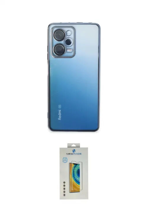 ieg™ Redmi Note 12 Pro 5G Kılıf Vadi Minimal - Siyah Polymer Nano Ekran Koruyucu