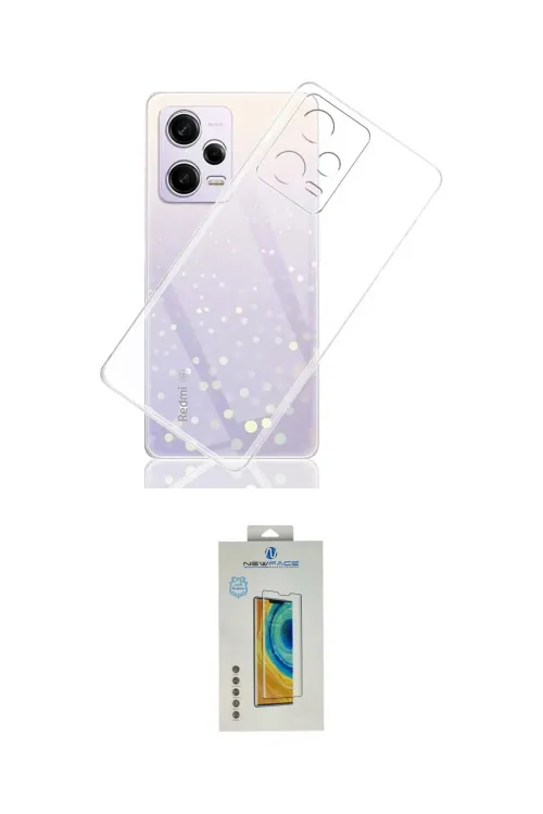 ieg™ Redmi Note 12 Pro 5G Kılıf Zirve Doku - Siyah Polymer Nano Ekran Koruyucu